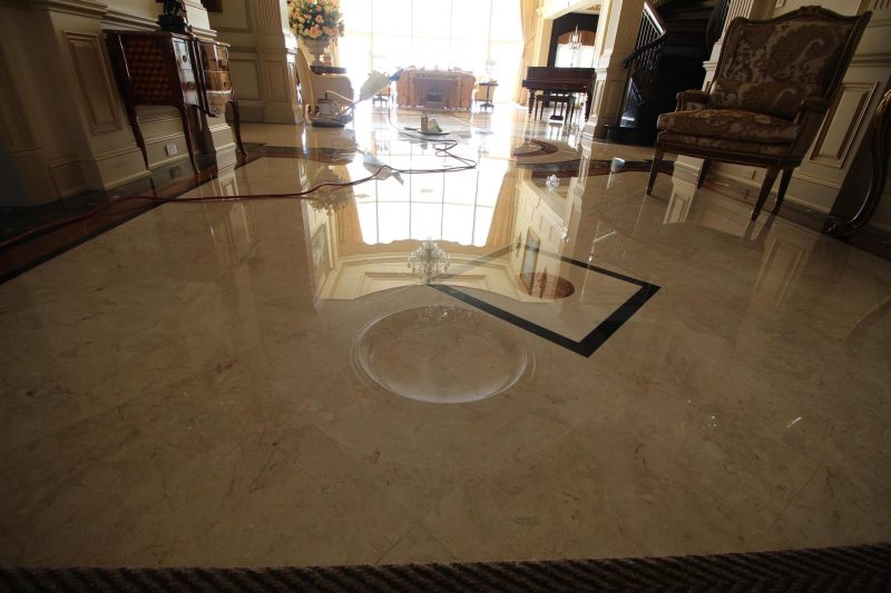 polished floor